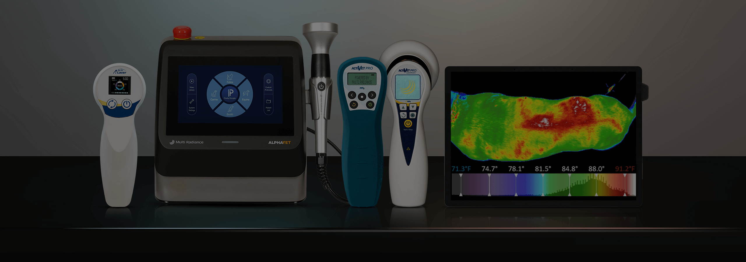 Multi Radiance Veterinary Partners with Digatherm Thermal Imaging